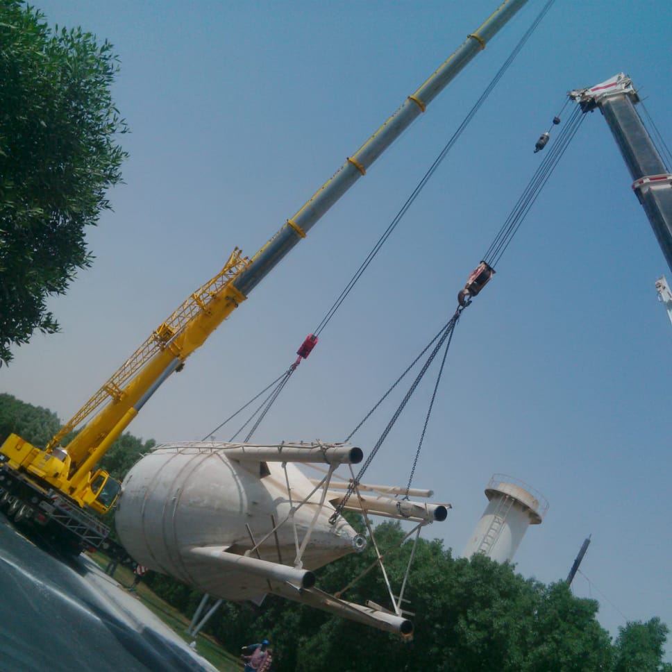 كرين للايجار في المنطقة الشرقية — تركيب هياكل